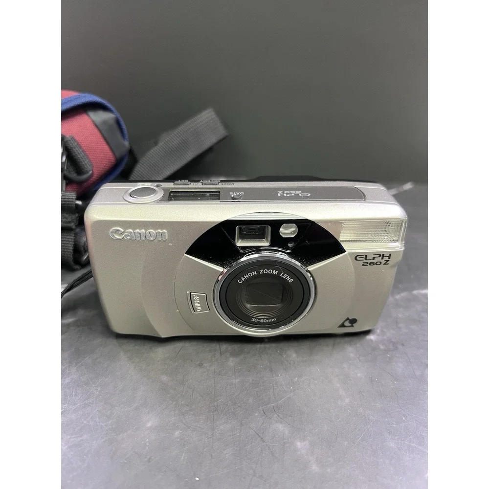 Vintage Canon ELPH 260Z Point & Shoot Film Camera APS Film - Tested Powers On